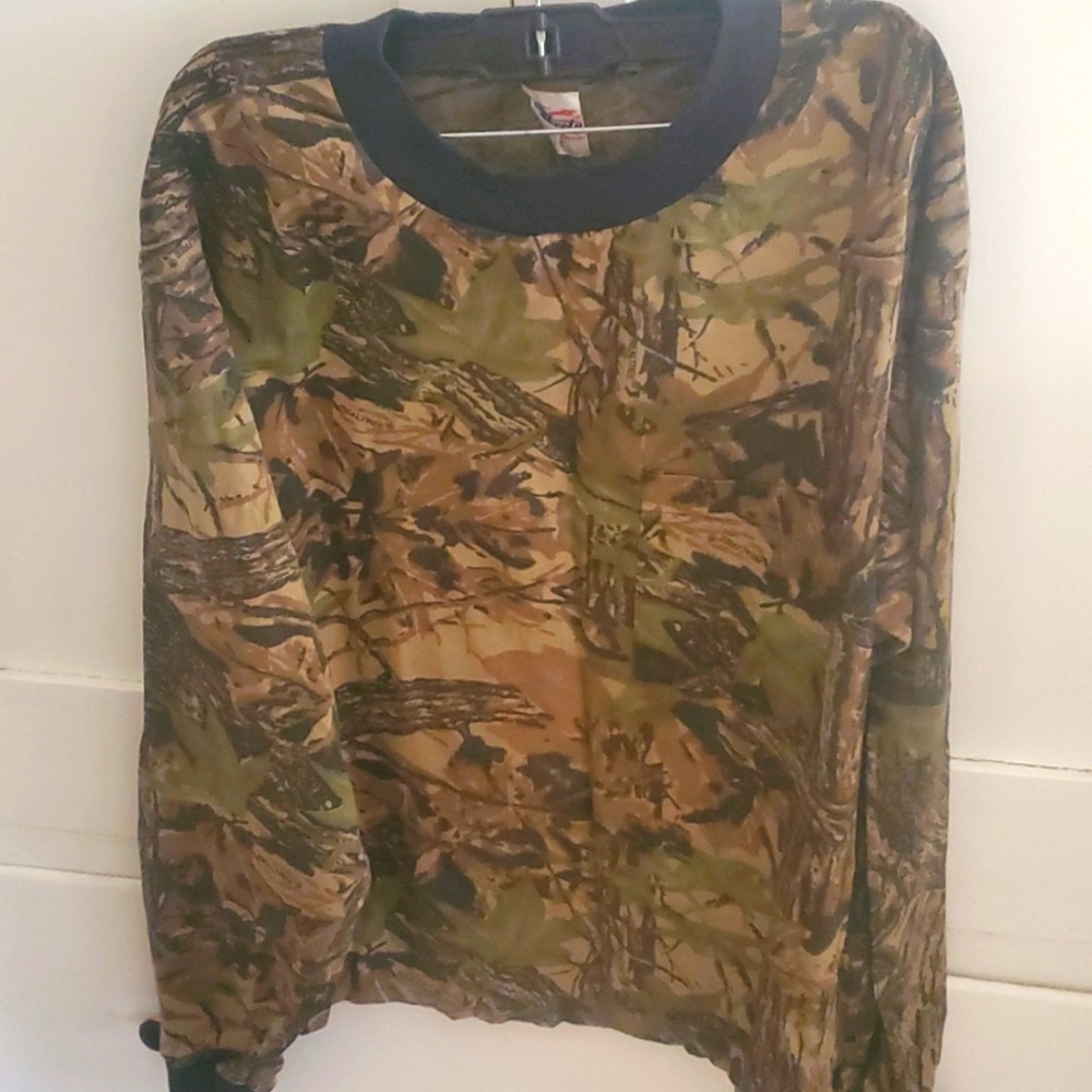 Vintage Camo LS Tshirt